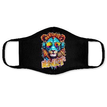 Discover Beast Lion2 Face Masks