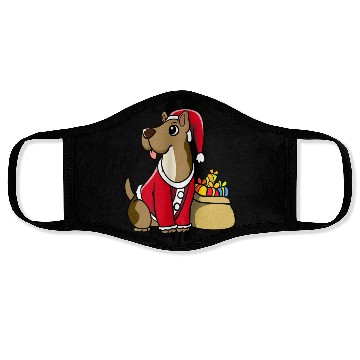 Discover Great Dane Santa Face Masks
