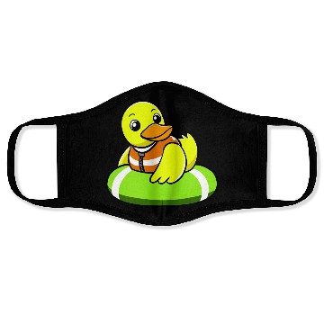 Discover A Lazy Duck Is Swimming Face Masks