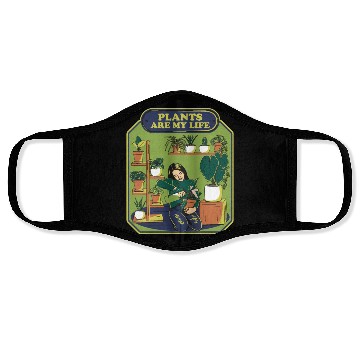 Discover Plants Are My Life Face Masks