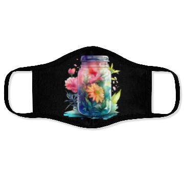Discover Wild Flowers Face Masks Design - Funny gift