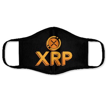 Discover Cryptocurrency XRP Cryptocurrency Blockchain HODL Face Masks