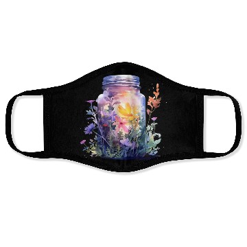 Discover Wild Flowers Face Masks Design - Funny gift