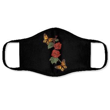 Discover Natures Monarch Butterflies Face Masks