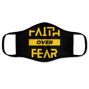 Discover FAITH OVER FEAR Face Masks