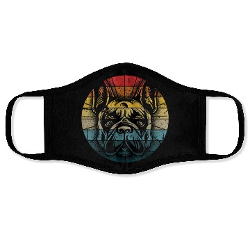 Discover French Bulldog Gift Frenchie Dog Lover Dogfather Face Masks