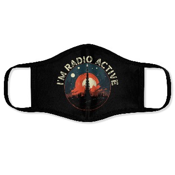 Discover Ham Radio Operator Morse Code Radioactivity Face Masks