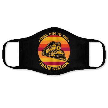 Discover take him to the train station Face Masks