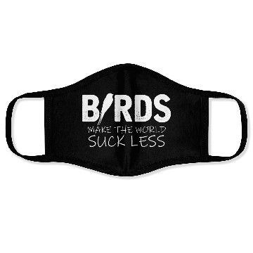 Discover Birds Lover World Joke Budgie Canary Robin Lovers Face Masks