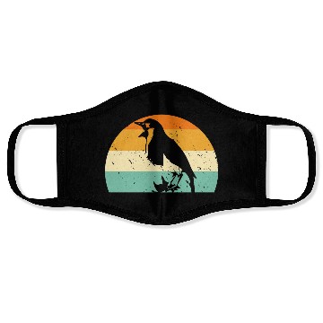 Discover Bird Chirp Art Budgie Sparrow Canary Hummingbird Face Masks