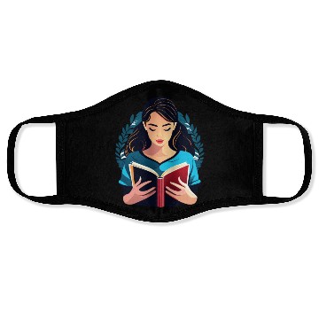 Discover Booktroverts Bookworm Face Masks