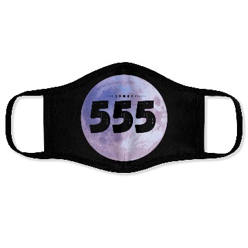 Discover Purple Moon Angel Numbers 555 Face Masks