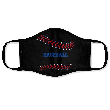 Discover Baseball Usa Face Masks