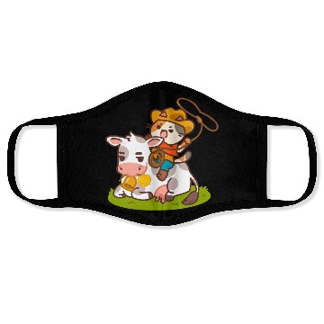 Discover Meow Dy Yeehaw Cowboy Cat Face Masks