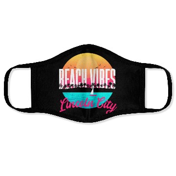 Discover Beachs Lincoln City Summer Oregon Tropical Beach Face Masks