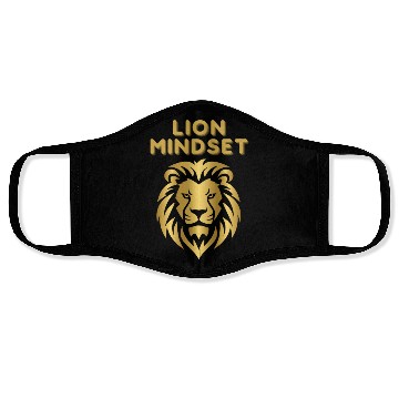 Discover Lion Mindset Face Masks