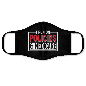 Discover Funny Medical Insurance Agent Broker Face Masks