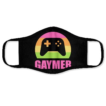 Discover Gaymer Gamer And Nerd Gift Face Masks