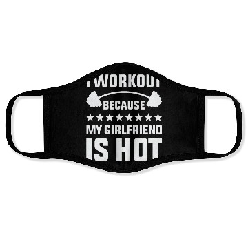 Discover Funny gym and workout meme Face Masks