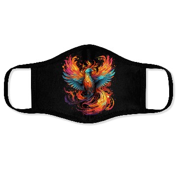 Discover Phoenix Bird Mythical Face Masks