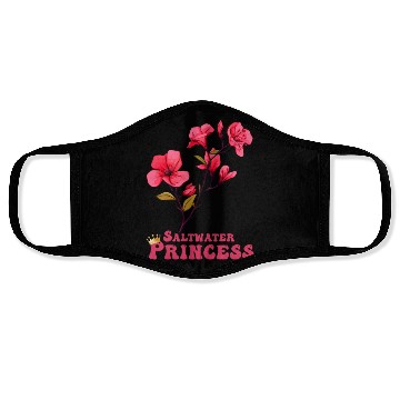 Discover surfer girl Bougainvillea flower Face Masks