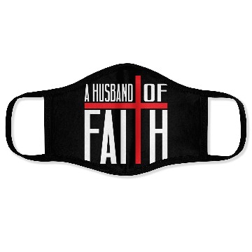 Discover Husband Of Faith Love Jesus Christian Christmas Face Masks