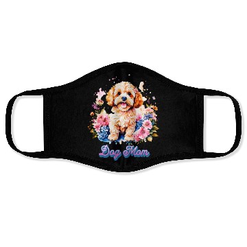 Discover Dog Mom - Cockapoo Face Masks