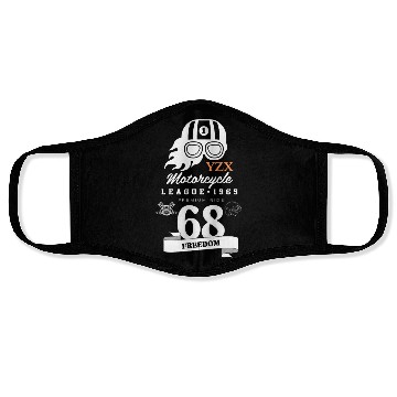 Discover Freedom motorcycle league Face Masks