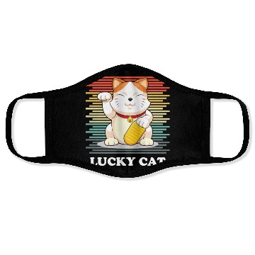 Discover Lucky Cat - Maneki Neko Face Masks