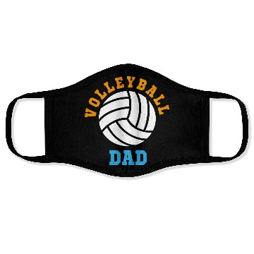 Discover Vintage Volleyball Dad Face Masks