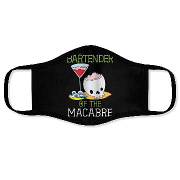 Discover Bartender of the Macabre Bartender Halloween Face Masks