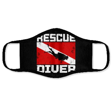 Discover Dive Master Rescue Diver Scuba Diving Instructor Face Masks