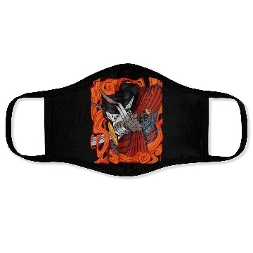 Discover Samurai Demon Warrior Face Masks