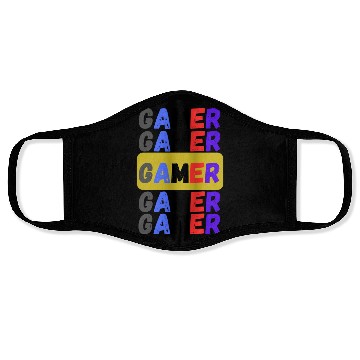Discover Distressed Retro Gamer Face Masks