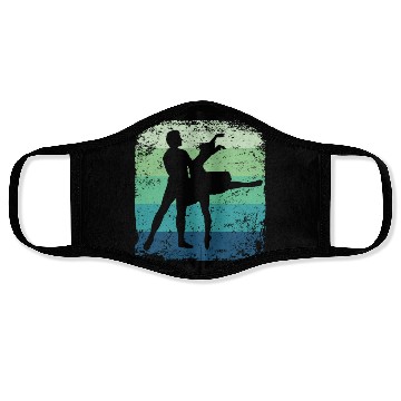 Discover Ballet Dance Couple Vintage Ballerina Face Masks