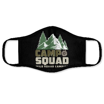Discover WILD SQUAD CAMPING Face Masks