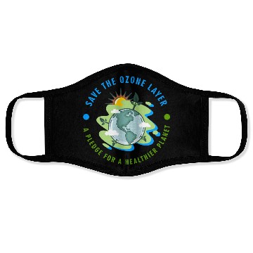 Discover THE OZONE LAYER A PLEDGE FOR A HEALTHIER PLANET Face Masks