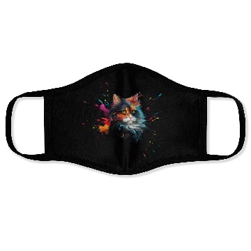 Discover Persian Cat Realistic Animal Portrait Face Masks