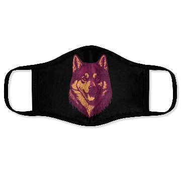Discover The Classic Siberian Husky Face Masks