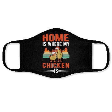 Discover Chickens Home Farmer Chicken Face Masks