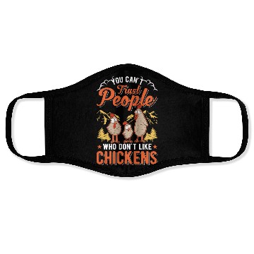 Discover Chicken Farmer Face Masks