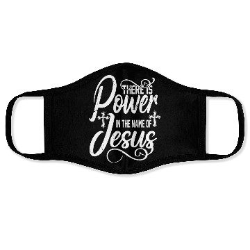 Discover Power In The Name Of Jesus Love Jesus Christian Face Masks