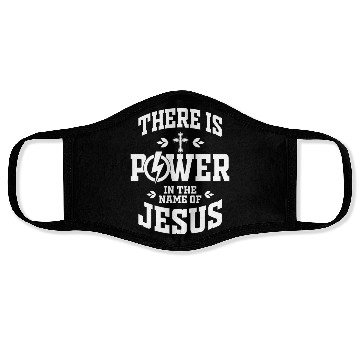 Discover Power In The Name Of Jesus Love Jesus Christian Face Masks