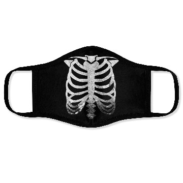 Discover Halloween Skeleton Rib Cage Face Masks