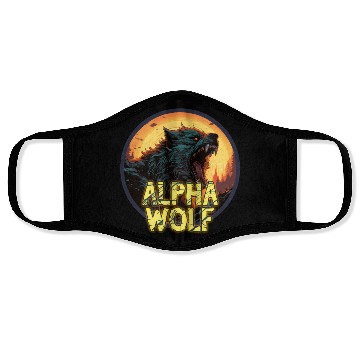 Discover Alpha Wolf Face Masks