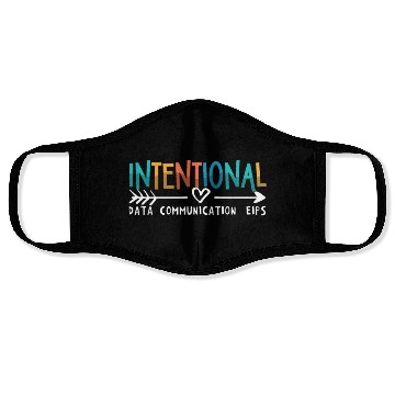 Discover IEP Intentional Data Communication Autism Teacher Face Masks