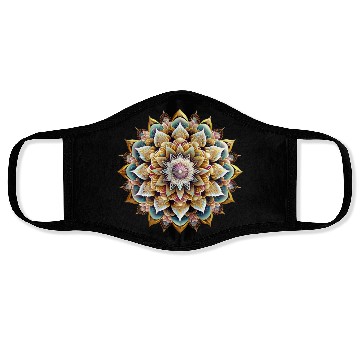 Discover Art therapy mandala Face Masks