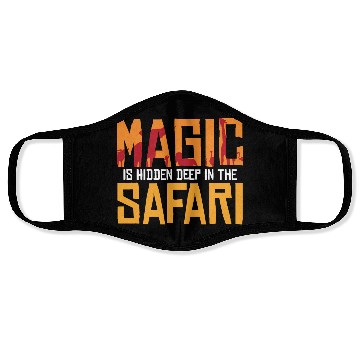 Discover Safari Magic Exploration Wilderness Lion Journey Face Masks