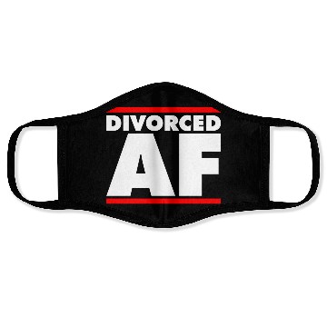 Discover Divorced Af - Ex - Ex Husband Divorce Face Masks
