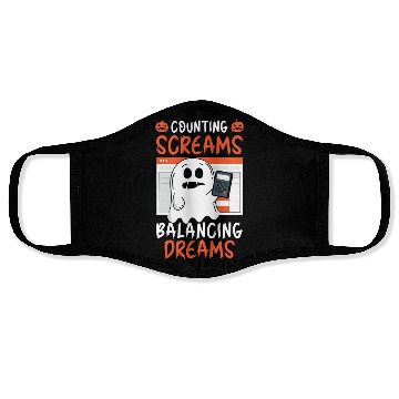 Discover Counting Screams Balancing Dreams Halloween Face Masks
